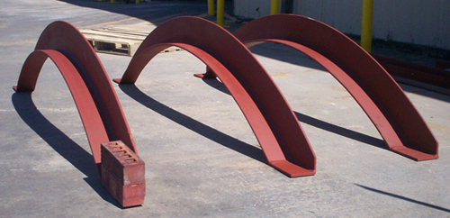 Standard 6" x 4" x 3/8" lintels